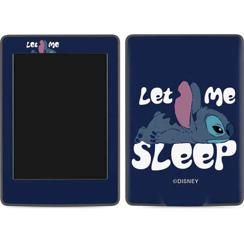 Disney Lilo and Stitch Let Me Sleep Amazon Kindle Skin